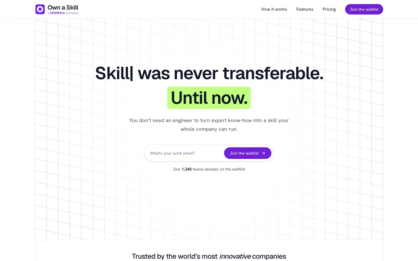 Own a Skill home page